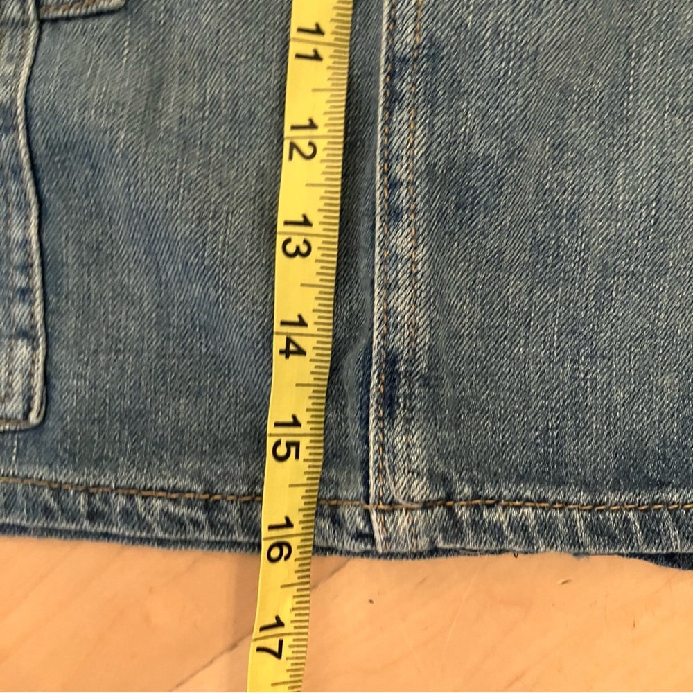 NWT Free People Blue Denim mini Skirt - Picture 9 of 9